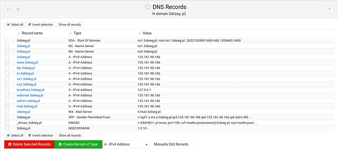 Screenshot 2022-10-28 at 17-03-50 (1) 3obieg.pl - DNS Records — Webmin 2.001 on 3 (Debian Linux 10)