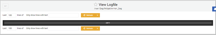 httpd error log