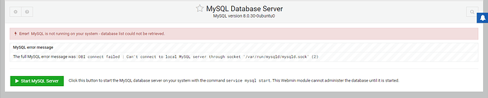 MySQL won't start