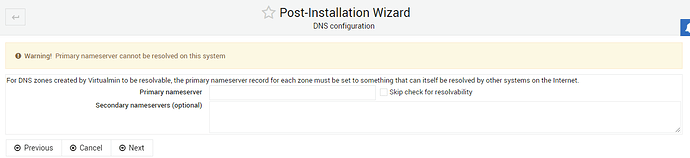 dns error