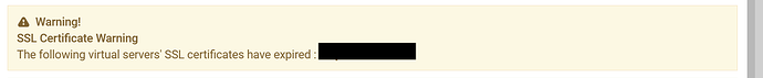 ssl warning