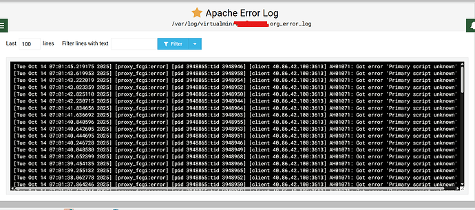 votesystem error log