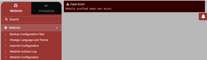 Fatal proftpd