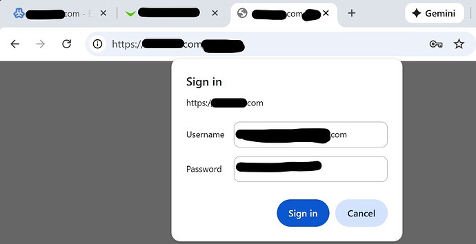 login restricted access