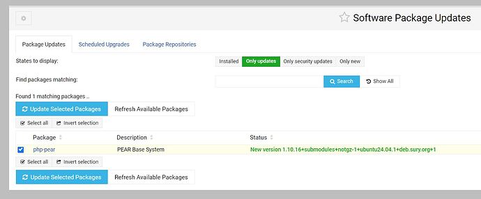 php pear upgrade