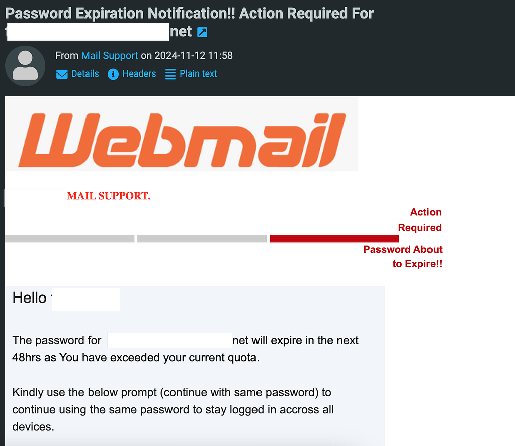 Webmail send reminder 
