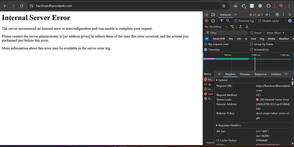 Home Error My website have 500 internal error - Help! (Home for newbies ...