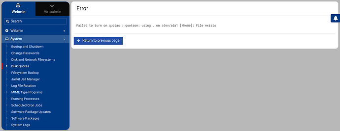 Screenshot 2026-08-24 at 23-07-39 Disk Quotas_Error — Webmin 2.660 on s1 (Ubuntu Linux 24.04.4)