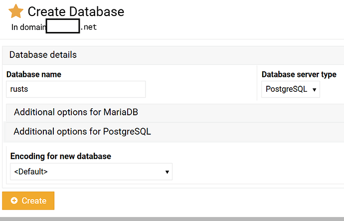 create postgres