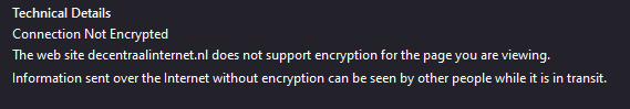 FireFox-Encryption not working