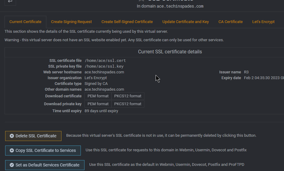 New virtual host redirecting to another domain - Help! (Home for 