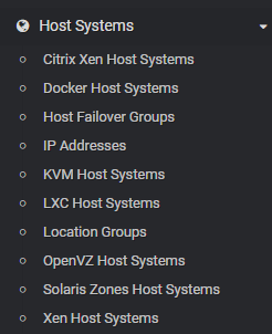 Cloudmin Host Systems