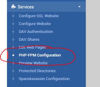 pfm configuration