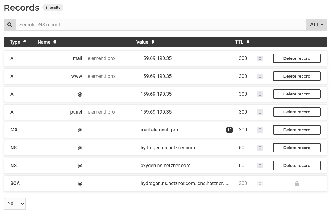 How to properly set DNS with Hetzner, Porkbun and Virtualmin ...