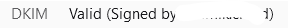 DKIM Valid