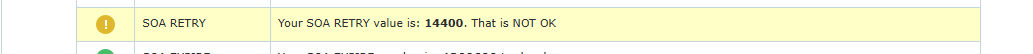 SOA Warning